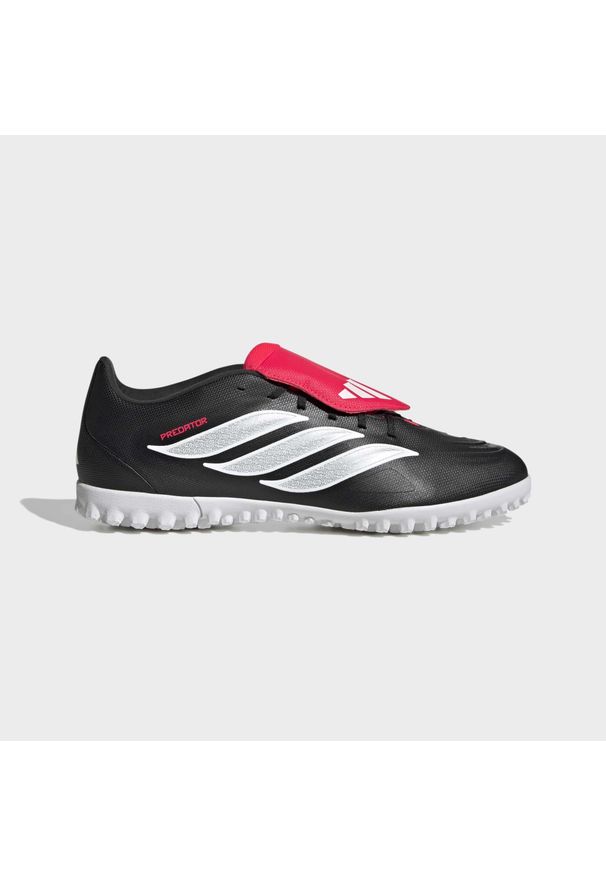 Adidas - Buty piłkarskie ADIDAS Predator Club Turf. Kolor: czarny. Materiał: guma, syntetyk, materiał. Szerokość cholewki: normalna. Sport: piłka nożna