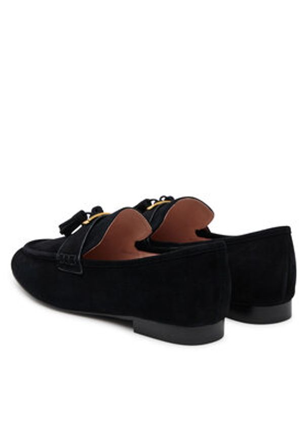 Coccinelle Lordsy E4 NF1 16 01 01 Czarny. Kolor: czarny. Materiał: zamsz, skóra