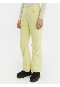 Roxy Spodnie snowboardowe Backyard ERJTP03299 Żółty Tailored Fit. Kolor: żółty. Materiał: syntetyk. Sport: snowboard #1