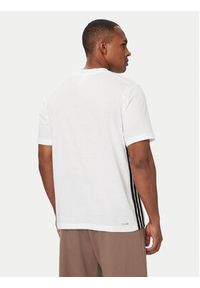 Adidas - adidas Koszulka techniczna Workout Essentials FEELREADY 3-Stripes KD0606 Biały Regular Fit. Kolor: biały. Materiał: bawełna #3