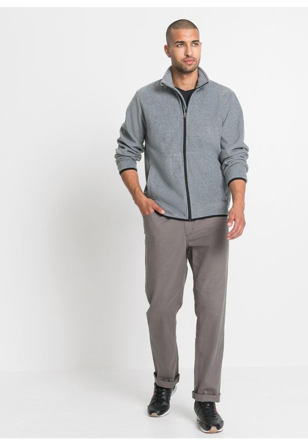 bonprix - Bluza rozpinana z polaru (2 szt.). Kolor: czarny. Materiał: polar