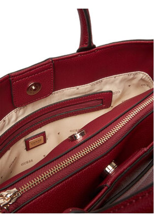 Guess Torebka Gregoria HWBG85 46070 Czerwony. Kolor: czerwony. Materiał: skórzane