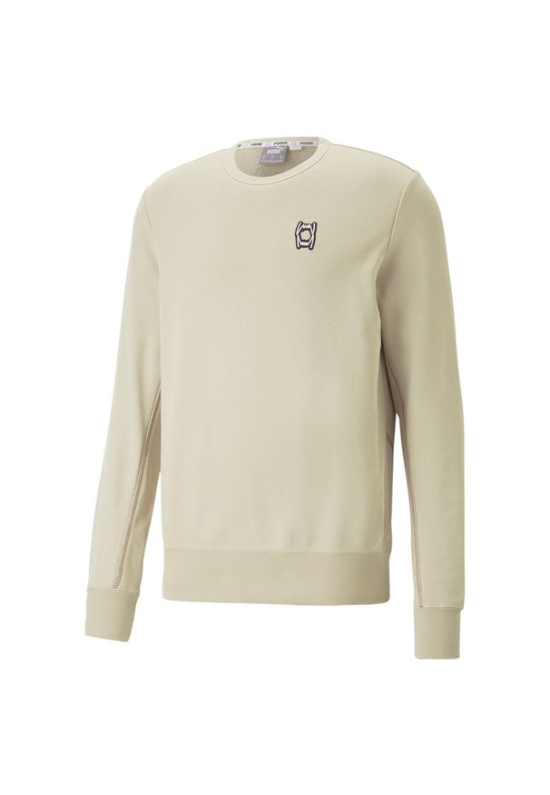 Bluza Sportowa Męska Puma Pivot. Kolor: beżowy. Sport: fitness