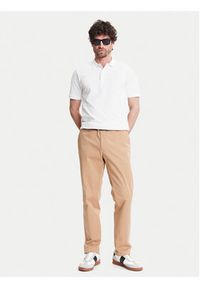 Pierre Cardin Polo C5 21354.2110 Biały Regular Fit. Typ kołnierza: polo. Kolor: biały. Materiał: bawełna #5