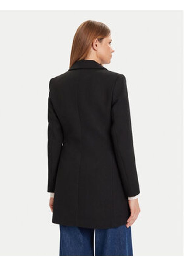 Morgan Płaszcz przejściowy 252-GCHA Czarny Regular Fit. Kolor: czarny. Materiał: syntetyk