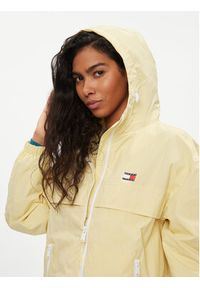 Tommy Jeans Wiatrówka Chicago DW0DW17747 Żółty Regular Fit. Kolor: żółty. Materiał: syntetyk #3