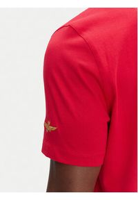 Aeronautica Militare T-Shirt 251TS2410J592 Czerwony Regular Fit. Kolor: czerwony. Materiał: bawełna