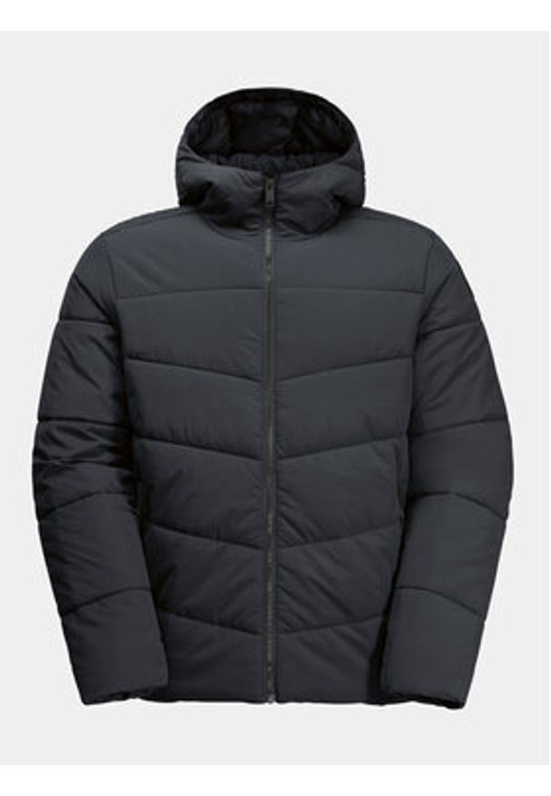 Jack Wolfskin Kurtka zimowa Karolinger Jkt 1207831 Czarny Regular Fit. Kolor: czarny. Materiał: syntetyk. Sezon: zima