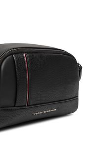 TOMMY HILFIGER - Tommy Hilfiger Kosmetyczka Th Central Washbag AM0AM13748 Czarny. Kolor: czarny. Materiał: skóra #5