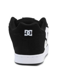 Buty DC Net M 302361-BLW czarne. Zapięcie: sznurówki. Kolor: czarny. Materiał: guma, zamsz, syntetyk, skóra. Sport: skateboard