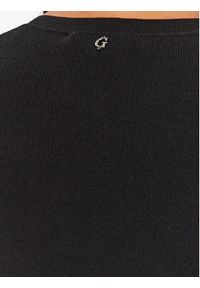 Guess Sweter W3YR31 Z2YN2 Czarny Regular Fit. Kolor: czarny. Materiał: syntetyk, wiskoza