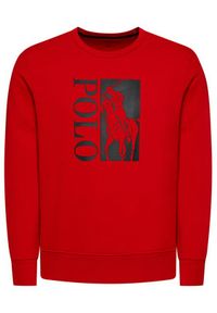 Polo Ralph Lauren Bluza 710828119002 Czerwony Regular Fit. Typ kołnierza: polo. Kolor: czerwony. Materiał: bawełna #4