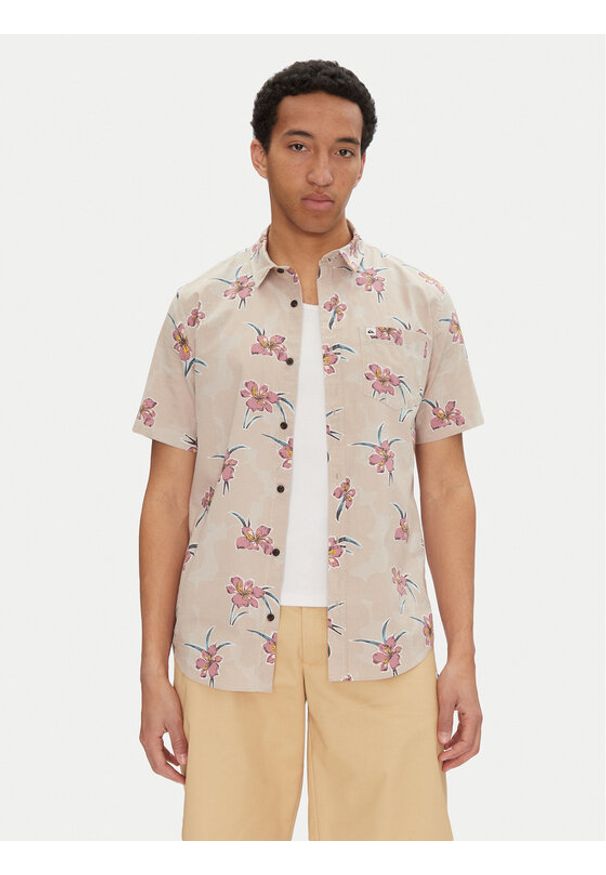 Quiksilver Koszula Apero Classic EQYWT04605 Beżowy. Kolor: beżowy. Materiał: bawełna