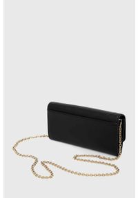 Furla kopertówka skórzana 1927 kolor czarny. Kolor: czarny. Materiał: skórzane. Rodzaj torebki: na ramię #5