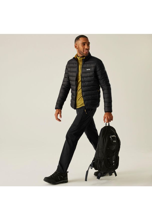 Regatta - Marizion Męska kurtka turystyczna z przegrodami. Kolor: szary. Materiał: puch. Sport: outdoor, turystyka piesza