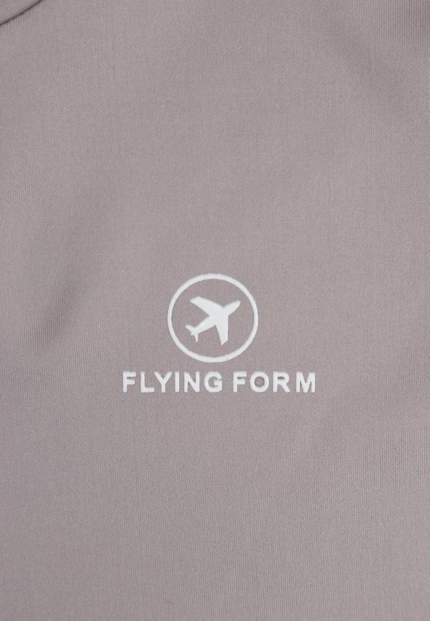 Born2be - Jasnoszary Krótki T-shirt w Stylu Basic z Minimalistycznym Nadrukiem Orithana. Okazja: na co dzień. Kolor: szary. Materiał: jeans. Długość: krótkie. Wzór: nadruk. Styl: sportowy, casual