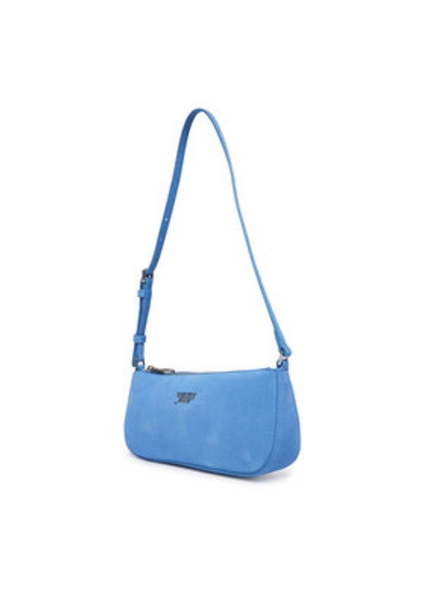 Tommy Jeans Torebka Tjw Must Suede Shoulder Bag AW0AW18454 Niebieski. Kolor: niebieski. Materiał: skórzane, zamszowe