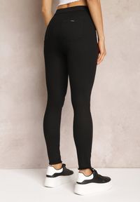 Renee - Czarne Spodnie Skinny Iolochis. Okazja: na co dzień, do pracy. Kolor: czarny. Długość: długie. Styl: casual, elegancki #2