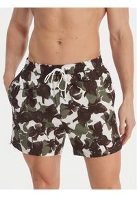 BOSS Szorty kąpielowe Pike 50561145 Zielony Regular Fit. Kolor: zielony. Materiał: syntetyk #1