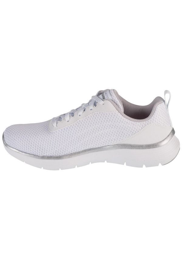 skechers - Tenisówki Skechers Model Flex Appeal 5.0 Kolor Biały. Kolor: biały. Materiał: syntetyk, materiał. Model: Skechers Sport. Sport: turystyka piesza