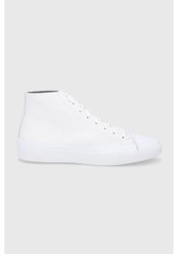 Hugo Trampki męskie kolor biały. Nosek buta: okrągły. Zapięcie: sznurówki. Kolor: biały. Materiał: guma