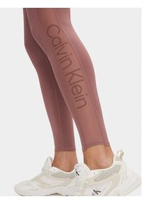 Calvin Klein Performance Legginsy 00GWS4L649 Różowy Slim Fit. Kolor: różowy. Materiał: syntetyk #2