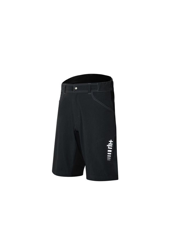 RH+ - Szorty rh+ MTB. Kolor: czarny. Długość: krótkie. Sezon: lato. Sport: kolarstwo