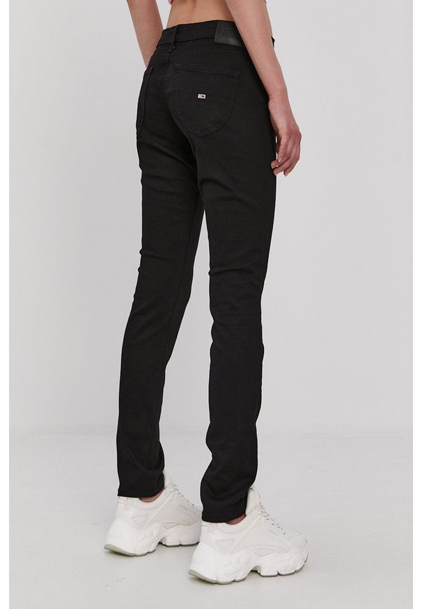 Tommy Jeans - Jeansy SOPHIE. Kolor: czarny
