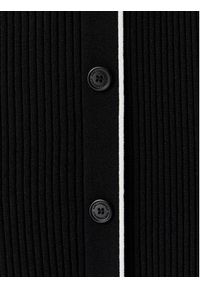 Karl Lagerfeld - KARL LAGERFELD Sukienka dzianinowa B2W13004 Czarny Slim Fit. Typ kołnierza: dekolt w karo. Kolor: czarny. Materiał: syntetyk #5