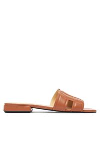 Furla Klapki Summer YJ34SUM X30000 RY000 Brązowy. Kolor: brązowy. Materiał: skóra