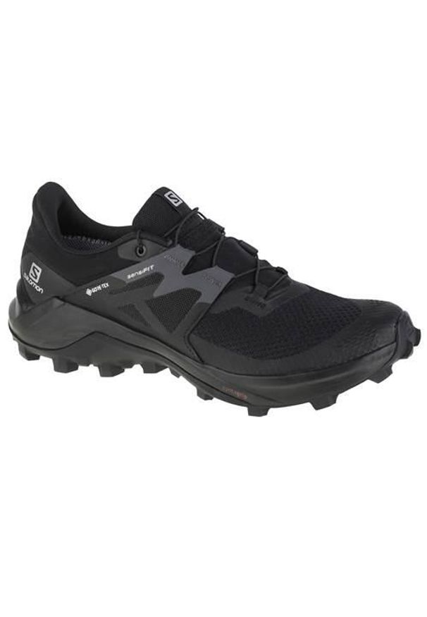 salomon - Buty do biegania męskie Salomon Wildcross 2 Gtx. Kolor: czarny. Materiał: tkanina, materiał, guma, syntetyk. Szerokość cholewki: normalna