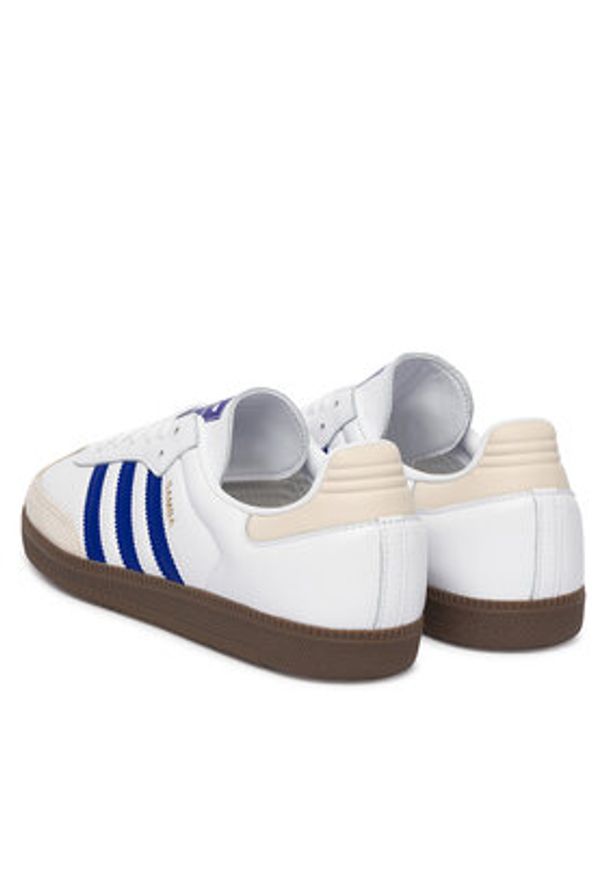 Adidas - adidas Sneakersy Samba Og JR0909 Biały. Kolor: biały. Materiał: skóra