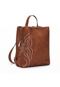 Desigual Plecak Goodall Sumy 25SAKP07 Brązowy. Kolor: brązowy. Materiał: skóra