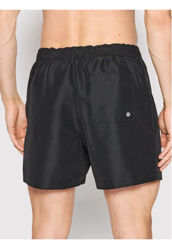 Calvin Klein Swimwear Szorty kąpielowe Medium KM0KM00739 Czarny Regular Fit. Kolor: czarny. Materiał: syntetyk