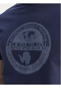 Napapijri T-Shirt S-Mahsa NP0A4FZB Granatowy Regular Fit. Kolor: niebieski. Materiał: bawełna #2