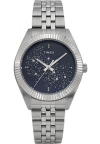 Zegarek damski Timex TW2Y20100 CYRKONIE srebrny. Kolor: srebrny #1