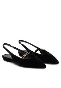 Emporio Armani Czółenka X3D301 XD117 00002 Czarny. Kolor: czarny. Materiał: materiał #2