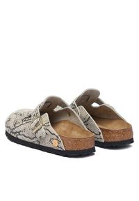 Birkenstock Klapki Boston 1033086 Kremowy. Kolor: kremowy. Materiał: zamsz, skóra #6
