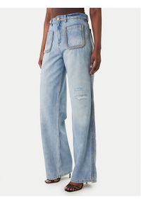 Just Cavalli Jeansy 80PAB5T3 CDWCD Niebieski Straight Fit. Kolor: niebieski #1