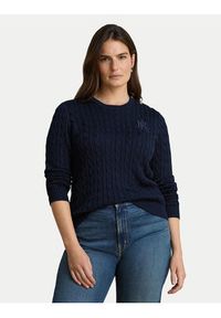 Lauren Ralph Lauren - LAUREN RALPH LAUREN Sweter 200P14039002 Granatowy Regular Fit. Kolor: niebieski. Materiał: wiskoza #2