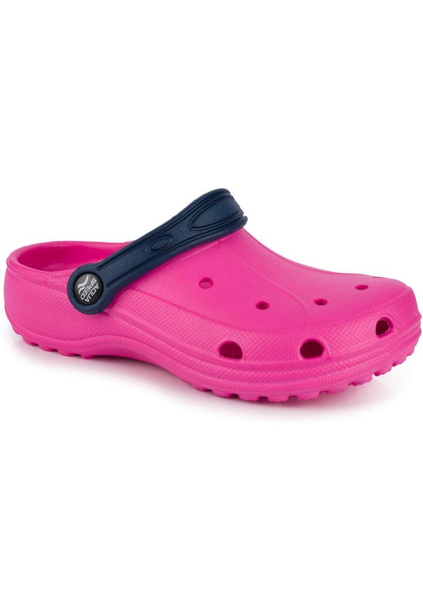 Aqua Speed - AQUA SPEED dziecięce klapki chodaki na basen różowe. Kolor: różowy. Styl: sportowy