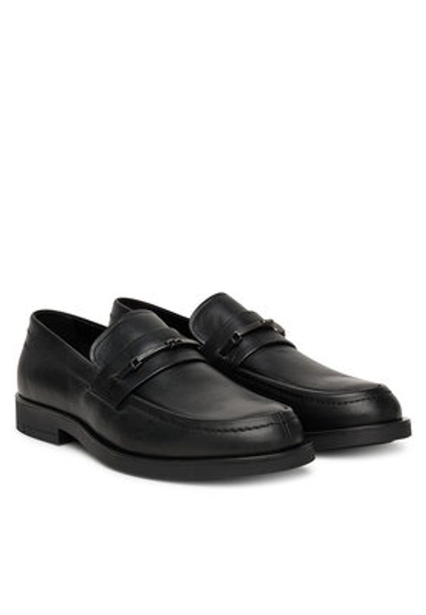 Calvin Klein Półbuty Flex Dress Loafer W/Bit Lth HM0HM01894 Czarny. Kolor: czarny. Materiał: skóra