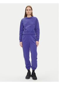 Save The Duck Spodnie dresowe DF1192W CLEE20 Fioletowy Regular Fit. Kolor: fioletowy. Materiał: bawełna