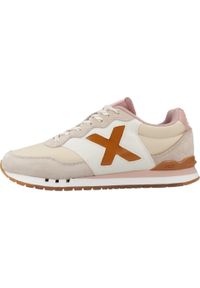 Munich - Kapcie MUNICH DASH WMN 268 Rose. Kolor: różowy. Materiał: tkanina, skóra. Styl: sportowy