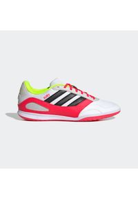 Adidas - Buty do piłki nożnej halowej ADIDAS Super Sala Futsal. Kolor: biały. Materiał: kauczuk, syntetyk. Szerokość cholewki: normalna