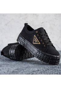 Goodin Czarne Trampki Fashion Shoes. Kolor: czarny #2