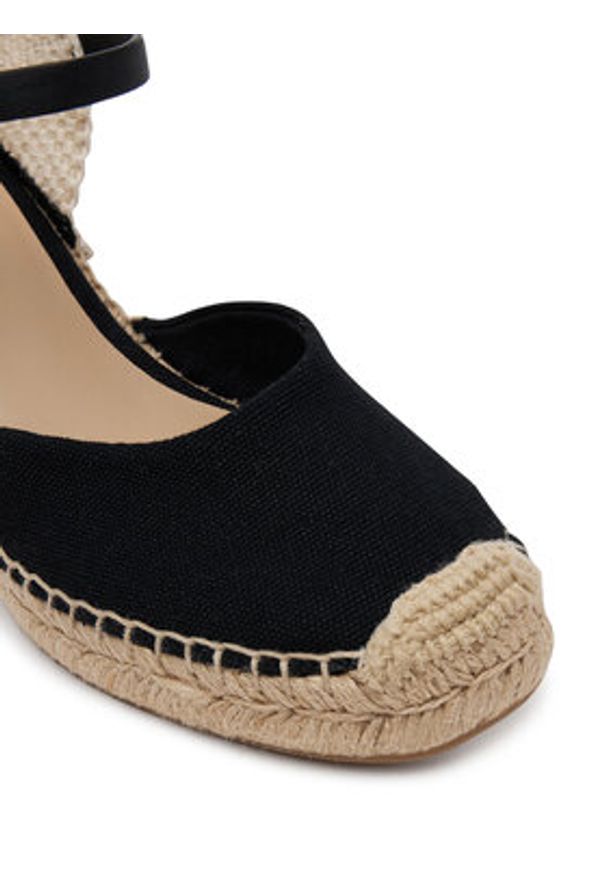 Lauren Ralph Lauren - LAUREN RALPH LAUREN Espadryle Robby 802961836001 Czarny. Kolor: czarny. Materiał: materiał