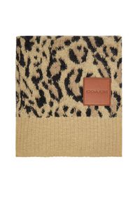 Coach Szalik CCM91 Beżowy. Kolor: beżowy. Materiał: poliamid, nylon #6