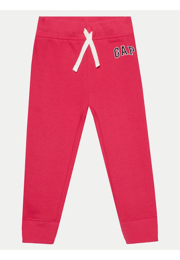GAP - Gap Spodnie dresowe 794209-02 Różowy Regular Fit. Kolor: różowy. Materiał: bawełna