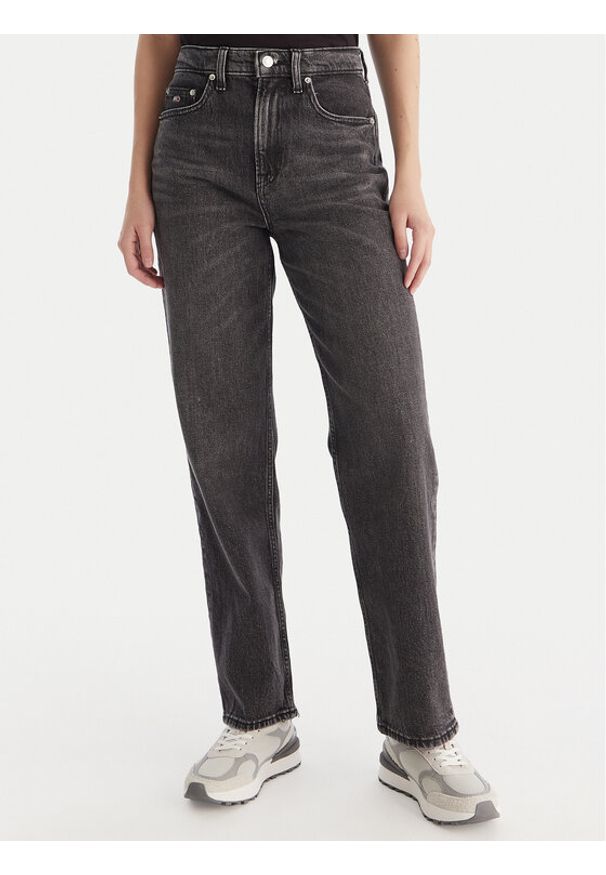 Tommy Jeans Jeansy Layla DW0DW20646 Czarny Straight Fit. Kolor: czarny